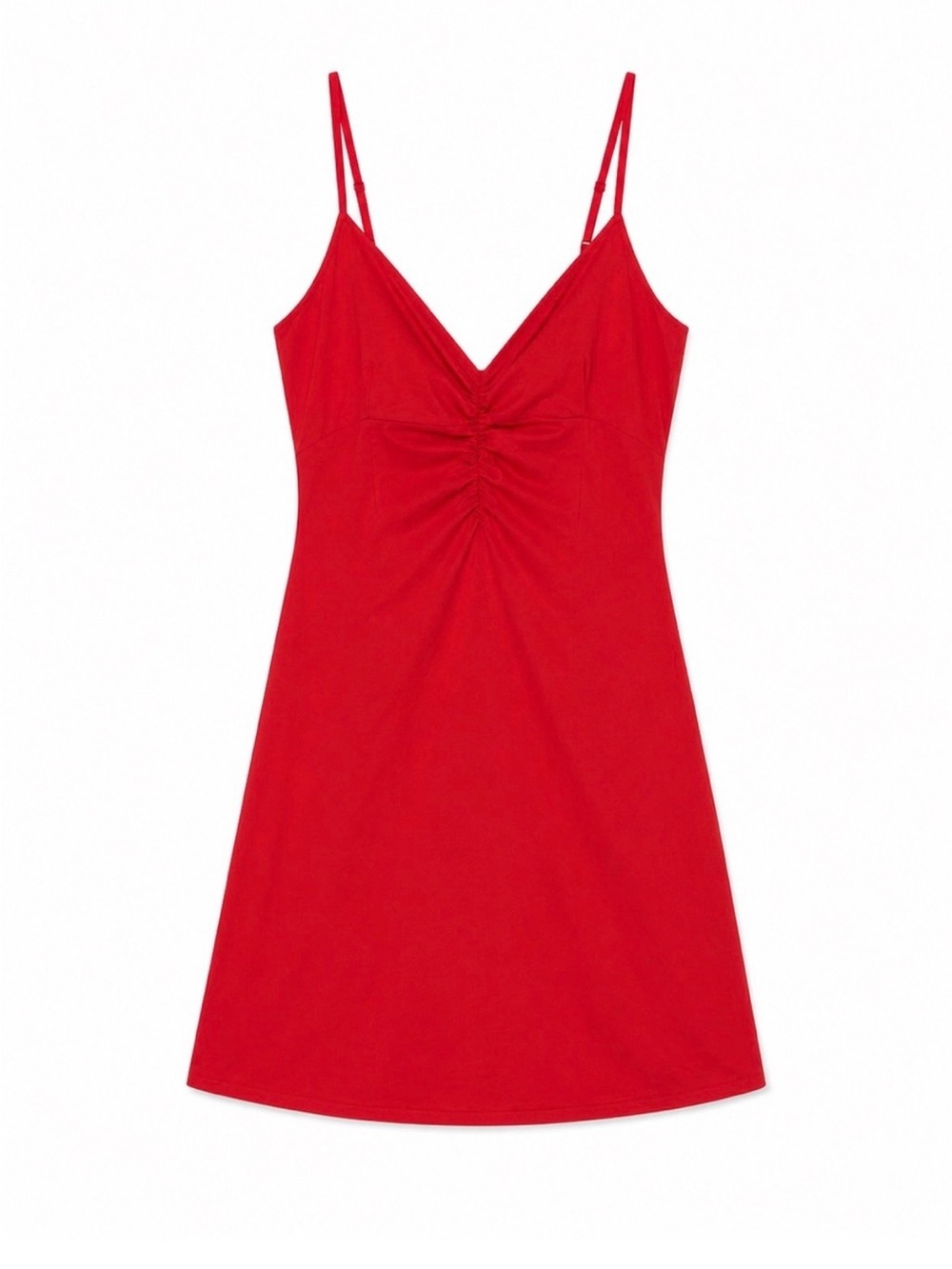 Zara Hot Pink Spaghetti Strap Dress - Picture 2 of 5